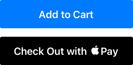 An illustration of a Check Out with Apple Pay button incorrectly positioned below a custom Add to Cart button.