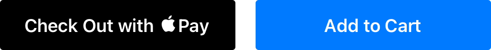 An illustration showing a Check Out with Apple Pay button incorrectly positioned to the left of a custom Add to Cart button.