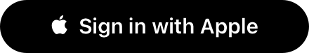 An illustration of a 'Sign in with Apple' button with the maximum corner radius, which results in a capsule-like appearance.