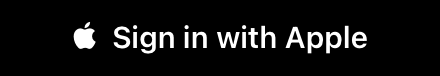 An illustration of a 'Sign in with Apple' button with 90-degree corners.