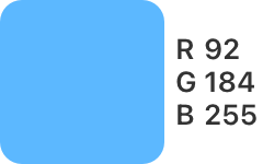 R-92,G-184,B-255