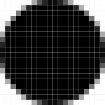 Image of a circle that's in high resolution at a scale factor of @2x, and is 20 by 20 pixels.