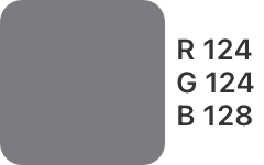 R-124,G-124,B-128