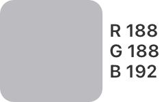 R-188,G-188,B-192