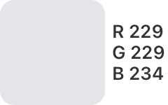 R-229,G-229,B-234