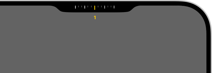 A partial screenshot showing an example of the Camera Control overlay with a slider control displaying a value without information about what the value represents.