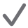 A checkmark denoting availability.