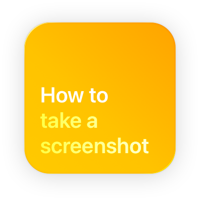 An image of a small Tips widget that displays actual data on top of a yellow background. The horizontal bars in the placeholder widget are replaced by three short lines of text in different shades of yellow.